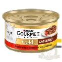 Purina Gourmet Gold z wołowiną i kurczakiem w sosie z pomidorami 85g
