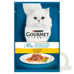 Purina Gourmet Perle Karma dla kotów mini fileciki w sosie z kurczakiem 85 g