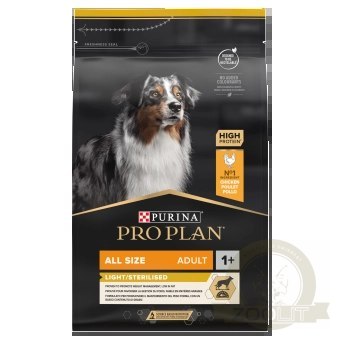 Purina Pro Plan Adult Light Optiweight Sterilised, kurczak i ryż 3kg Purina Pro Plan Adult Light Optiweight Sterilised, kurczak i ryż 3kg