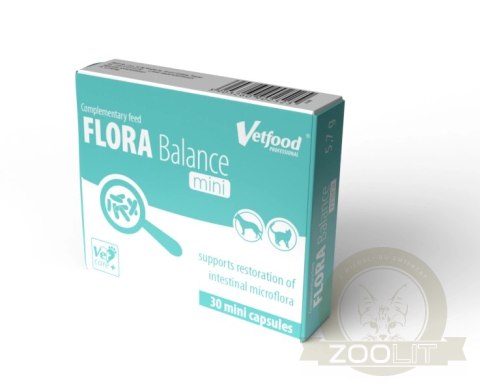 VETFOOD FLORA Balance mini 30 kapsułek VETFOOD FLORA Balance mini 30 kapsułek