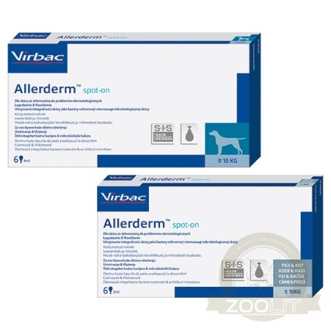 VIRBAC Allerderm Spot-on (pipeta 6 x 2ml) VIRBAC Allerderm Spot-on (pipeta 6 x 2ml)