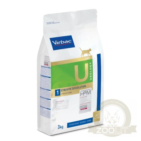 VIRBAC Urology 1 Struvite dissolution Cat 3kg VIRBAC Urology 1 Struvite dissolution Cat 3kg