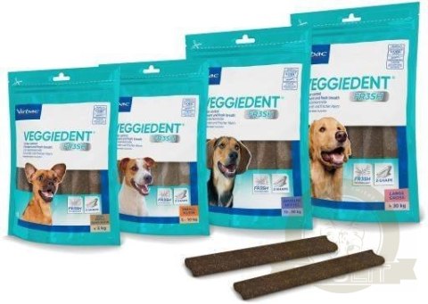 Virbac Veggiedent Fresh Gryzak L (>30kg) 15sztuk Virbac Veggiedent Fresh Gryzak L (>30kg) 15sztuk