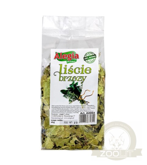ALEGIA Liście Brzozy 40g ALEGIA Liście Brzozy 40g