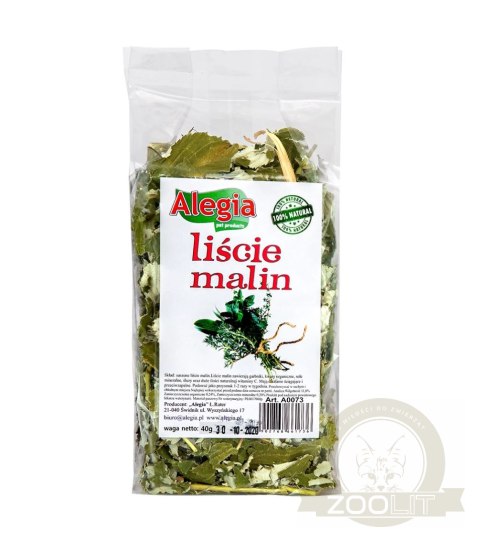 ALEGIA Liście Malin 40g ALEGIA Liście Malin 40g