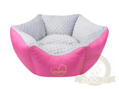 AMIPLAY Korona 2w1 Babydoll Jasnoszare L AMIPLAY Korona 2w1 Babydoll Jasnoszare L