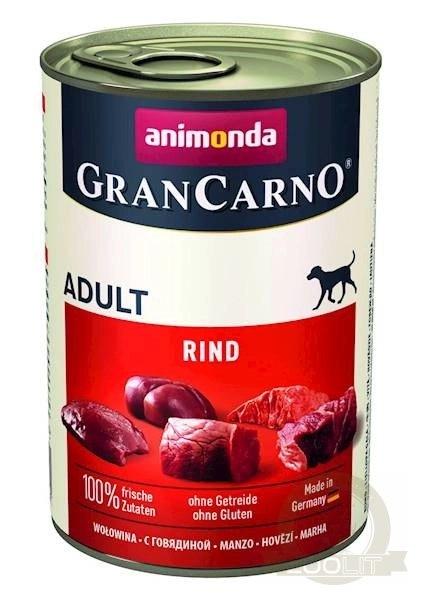 Animonda GranCarno Adult Dog Wołowina 400g Animonda GranCarno Adult Dog Wołowina 400g