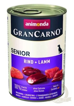 Animonda GranCarno Senior Wołowina I Jagnięcina 400g