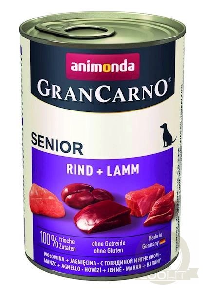 Animonda GranCarno Senior Wołowina I Jagnięcina 400g Animonda GranCarno Senior Wołowina I Jagnięcina 400g