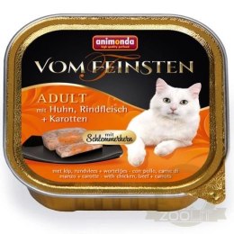 Animonda Vom Feinsten Adult Cat Kurczak, Wołowina I Marchewka 100g