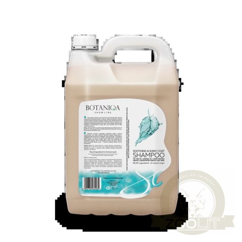 BOTANIQA Soothing & Shiny Coat Shampoo Szampon Nabłyszczający 4l BOTANIQA Soothing & Shiny Coat Shampoo Szampon Nabłyszczający 4l