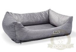 Bimbay Pokrowiec do kanapy zamszowy r.2 - 80x65cm szary