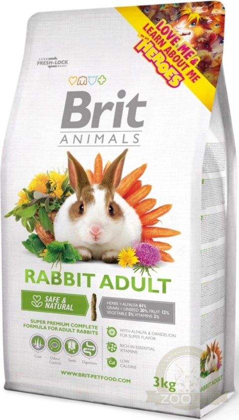 Brit Animals Rabbit Adult Complete 3kg Brit Animals Rabbit Adult Complete 3kg