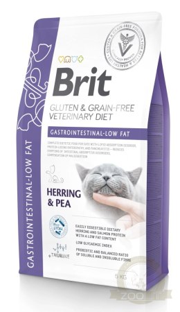 Brit GF Veterinary Diets Cat Gastrointestinal-Low Fat 5kg