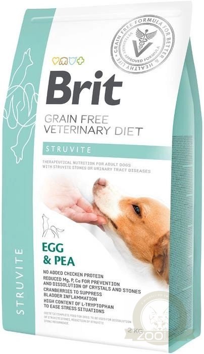 Brit Grain Free Veterinary Diet Dog Struvite Jajko Z Groszkiem 2kg Brit Grain Free Veterinary Diet Dog Struvite Jajko Z Groszkiem 2kg
