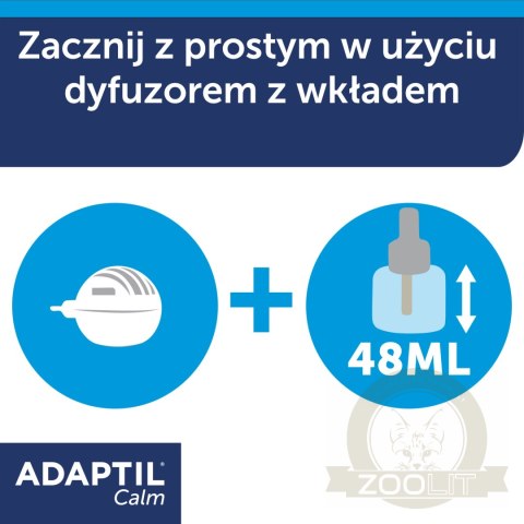 Ceva Animal Health Polska Sp. Z O.o. Adaptil Dyfuzor 48ml Ceva Animal Health Polska Sp. Z O.o. Adaptil Dyfuzor 48ml
