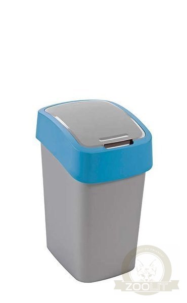 Curver Flip Bin Kosz Na Śmieci Szaro-Niebieski 25l Curver Flip Bin Kosz Na Śmieci Szaro-Niebieski 25l