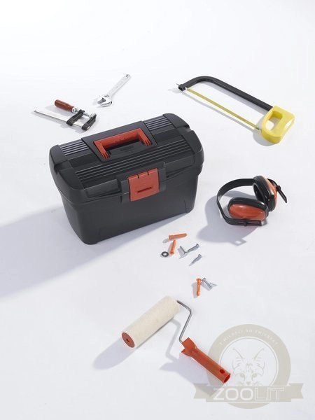 Curver Herobox Basic Skrzynka Narzędziowa Czerwono-Czarna 16" Curver Herobox Basic Skrzynka Narzędziowa Czerwono-Czarna 16"
