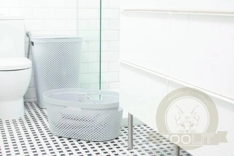 Curver Infinity Kosz Na Bieliznę Szary 60l Curver Infinity Kosz Na Bieliznę Szary 60l