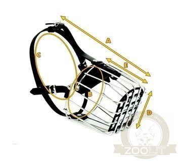 Dingo Kaganiec Metalowy Dla Psa Rozmiar 2a Dingo Kaganiec Metalowy Dla Psa Rozmiar 2a
