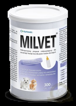 Eurowet Milvet Mleko Zastępcze Dla Szczeniąt I Kociąt 300g