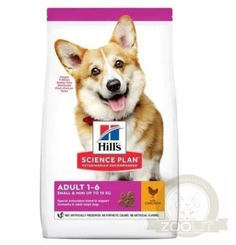 Hill's Science Plan Canine Adult Small & Mini Kurczak 1,5kg Hill's Science Plan Canine Adult Small & Mini Kurczak 1,5kg