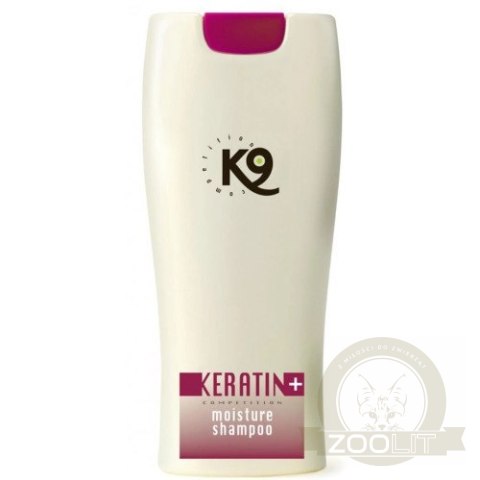K9 Keratin+ Moisture Shampoo Szampon Nawilżający Z Dodatkiem Keratyny 300ml K9 Keratin+ Moisture Shampoo Szampon Nawilżający Z Dodatkiem Keratyny 300ml