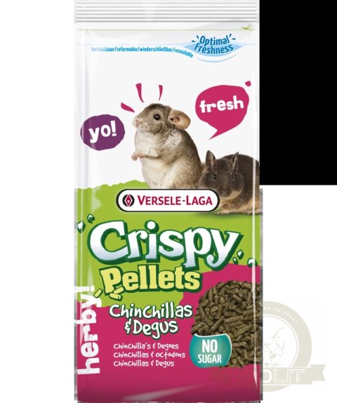 Versele-Laga Crispy Pellets Chinchilla & Degu 1kg Versele-Laga Crispy Pellets Chinchilla & Degu 1kg