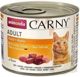 Animonda Cat Carny Adult Wołowina I Kurczak 200g