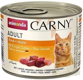 Animonda Cat Carny Adult Wołowina I Kurczak 200g Animonda Cat Carny Adult Wołowina I Kurczak 200g