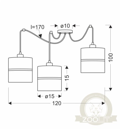 Assam p lampa wisząca czarny+złoty 3x60w e27 abażur czarny+złoty pasek Assam p lampa wisząca czarny+złoty 3x60w e27 abażur czarny+złoty pasek