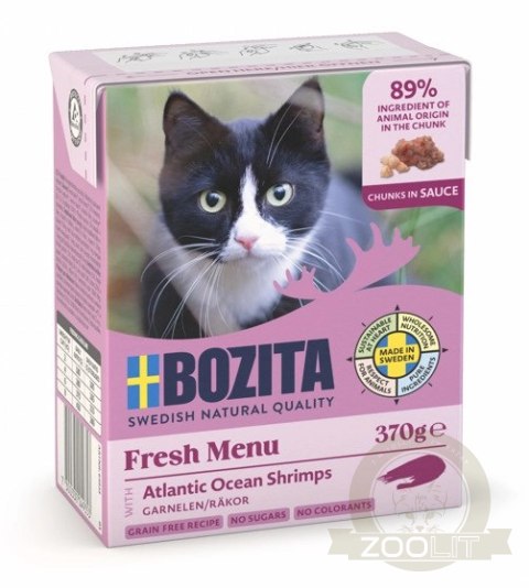 BOZITA Cat Krewetki W Sosie 370g BOZITA Cat Krewetki W Sosie 370g