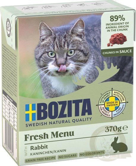 BOZITA Cat Królik W Sosie 370g BOZITA Cat Królik W Sosie 370g