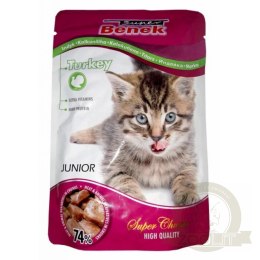 CERTECH-SUPER BENEK Junior Cats Z Indykiem 100g