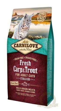 Carnilove Cat Fresh Carp&Trout Sterilised For Adult 6kg