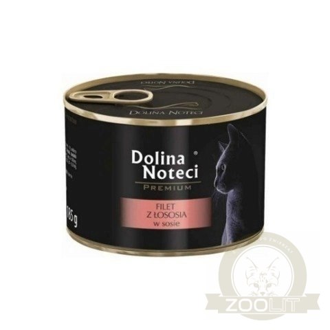 Dolina Noteci Premium Dla Kota Filet Z Łososia W Sosie 185g Dolina Noteci Premium Dla Kota Filet Z Łososia W Sosie 185g