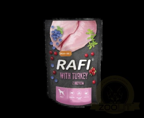 Dolina Noteci Rafi Z Indykiem Dla Psa 300g (Czarne Opakowanie) Dolina Noteci Rafi Z Indykiem Dla Psa 300g (Czarne Opakowanie)