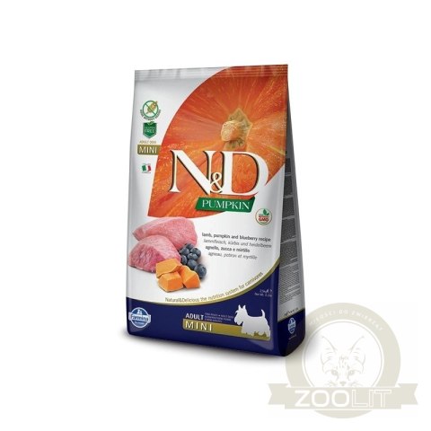 Farmina N&D Pumpkin Grain Free Canine Adult Mini Lamb&Blueberry 7kg