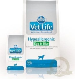 Farmina Vet Life Canine Hypoallergenic Egg&Rice 12kg