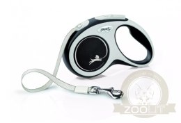 Flexi Smycz New Comfort S Taśma 5m Do 15kg Czarna