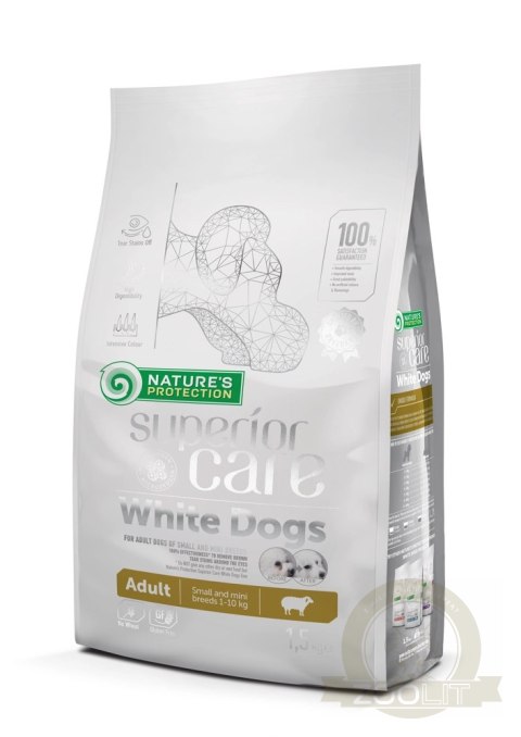 Nature's Protection Superior Care White Dogs Adult Small Breed With Lamb 1,5kg Nature's Protection Superior Care White Dogs Adult Small Breed With Lamb 1,5kg