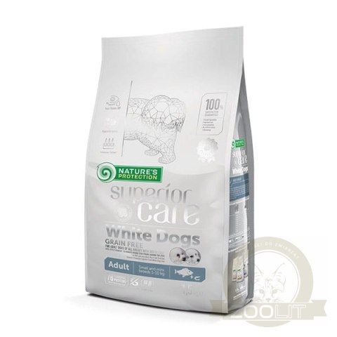 Nature's Protection Superior Care White Dogs GF White Fish Adult Small 1,5kg Nature's Protection Superior Care White Dogs GF White Fish Adult Small 1,5kg