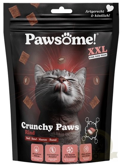 Pawsome Crunchy Paws Wołowina 150g Pawsome Crunchy Paws Wołowina 150g