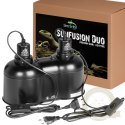 Terrario SunFusion Duo - podwójna oprawka na żarówki grzewcze i UVB