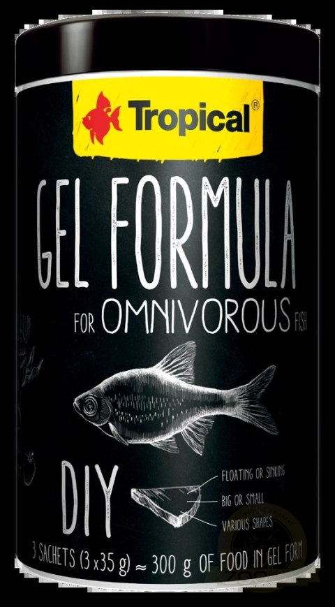 Tropical Gel Formula For Omnivorous Fish 1000ml Tropical Gel Formula For Omnivorous Fish 1000ml