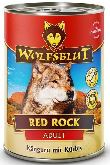 Wolfsblut Dog Red Rock - kangur i dynia puszka 395g