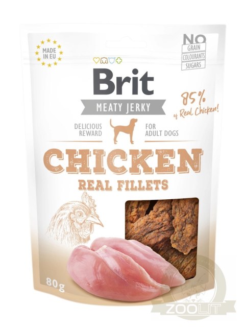 Brit Jerky Snack Chicken Fillets 80g Brit Jerky Snack Chicken Fillets 80g