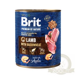 Brit Premium By Nature Lamb With Buckwheat Z Jagnięciną, Gryką I Jabłkiem 800g