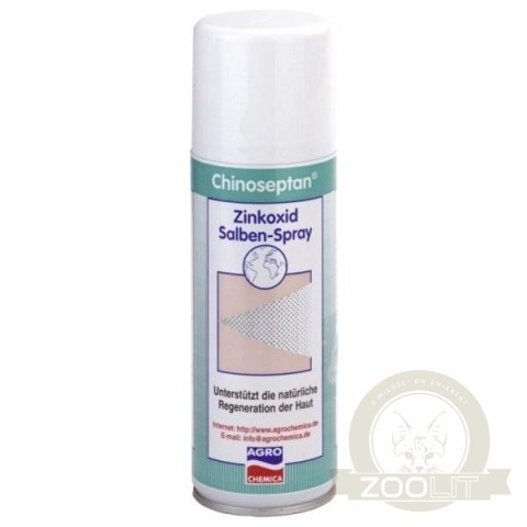 Can-Agri Chinoseptan Maść W Sprayu Na Bazie Tlenku Cynku 200ml Can-Agri Chinoseptan Maść W Sprayu Na Bazie Tlenku Cynku 200ml