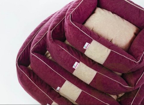 Diversa Legowisko Petti 3 bordo/beż Diversa Legowisko Petti 3 bordo/beż